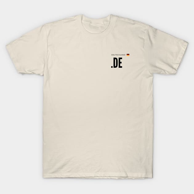 Germany .DE domain - Deutschland T-Shirt by felipesasaki